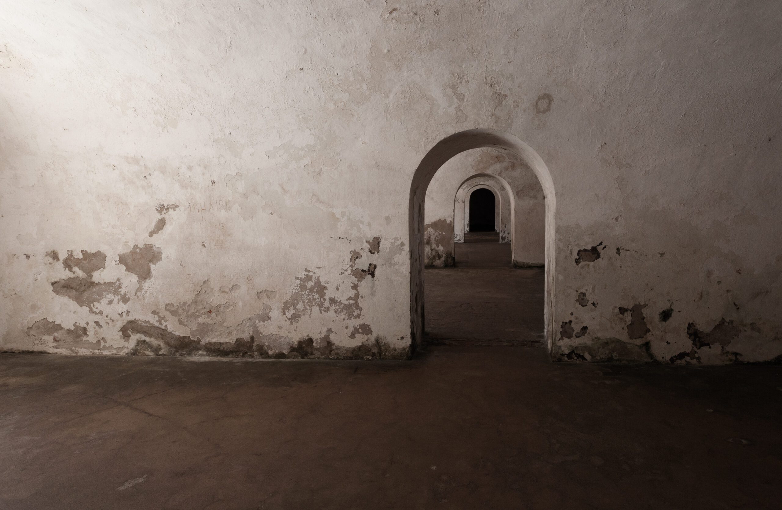 Unveil the mysteries of Castillo San Felipe del Morro through this captivating series of ancient doorways, Old San Juan, Puerto Rico