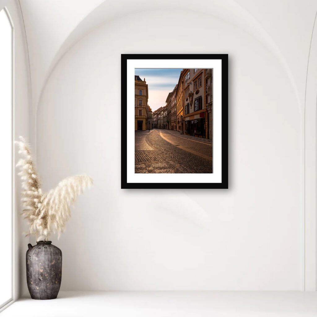 golden dawn home, Prague framed int house