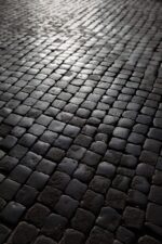 Witness the tale of time etched on Rome’s ancient cobblestones, polished to a shine by centuries of use. A piece that lends depth and history to any space.