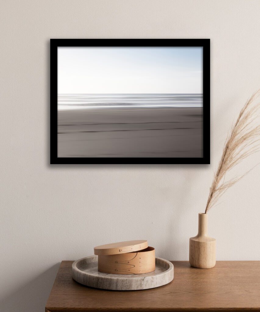 Delaura Beach Print, Afternoon Sun Art, Pacific Waters Photography,