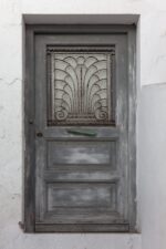 Historic door design from Chora, Mykonos.
